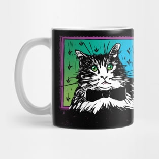 Tiger Cat with Bow Tie Mug